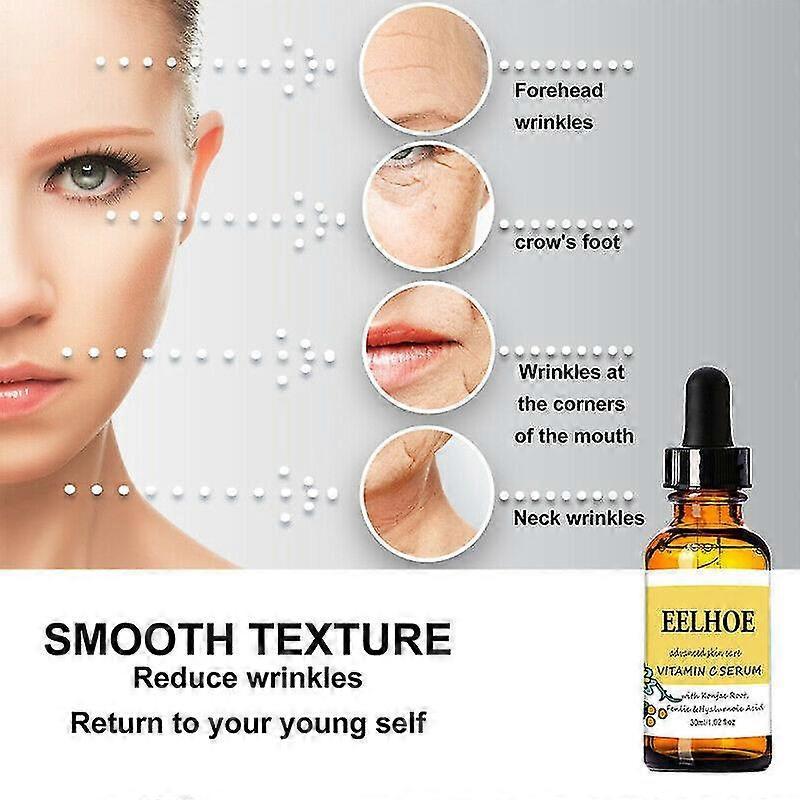 3Pcs Vitamin C Face Serum Cream Anti Ageing/aging Anti Wrinkle Moisturizing Cream