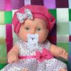 Lovely Print Doll Magnet Pacifier Pure Color Baby Doll Pacifier Bottle Doll Toy  Kids Toys