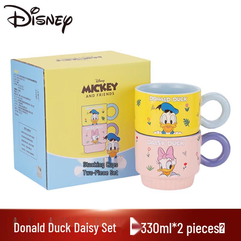 Disney Donald Duck & Daisy Ceramic Mugs Set
