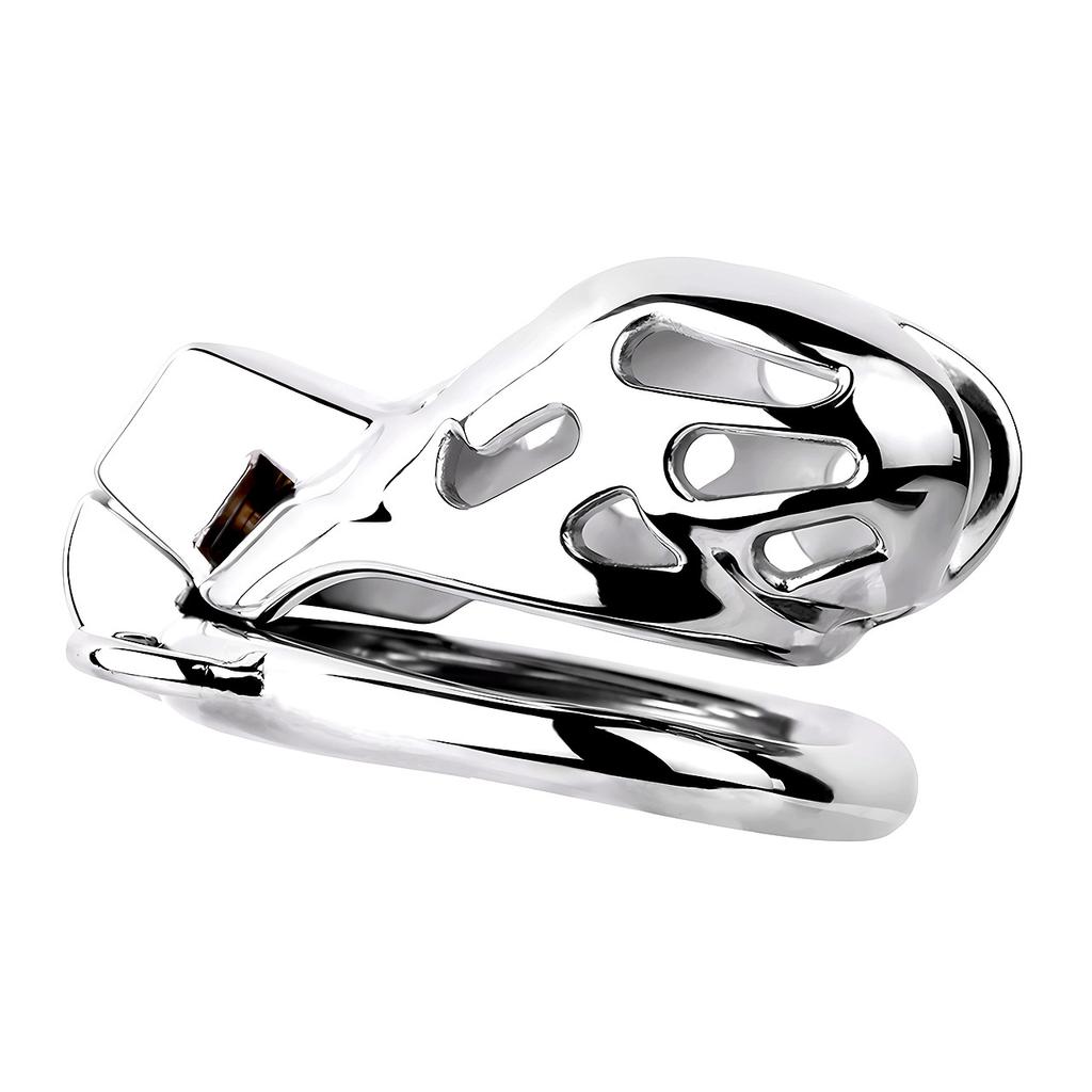 Wearable Male Chastity Lock Stainless Steel Metal CB Lock Penis Cage Slave Sex Toy Cock Ring Chastity Belt BDSM