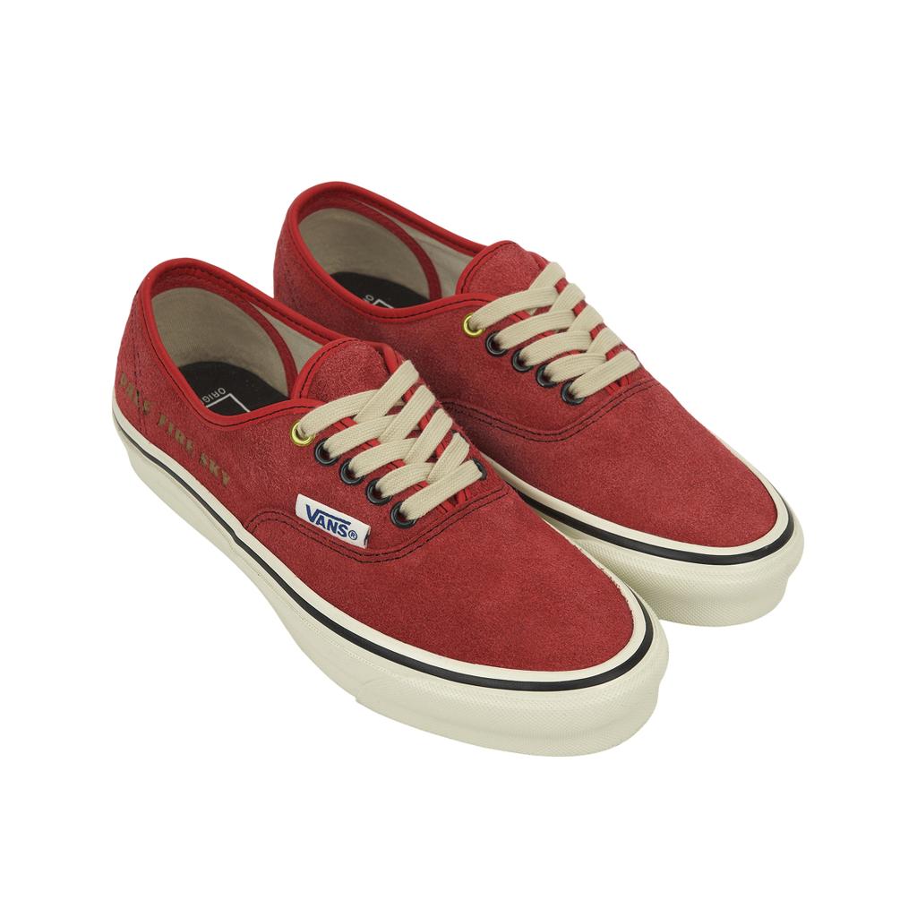 Vans Vault OG Authentic SP LX Julian Klincewicz Pantofi de căprioară, roșu cireș, unisex, din piele de căprioară, roșii cireșe VN0A5DYGAR4