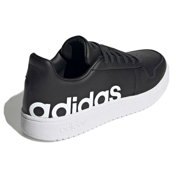 Adidas Neo Hoops 2.0 Non-Slip Durable Low-Top Retro Basketball Shoes Men Sneakers Black White GZ9119