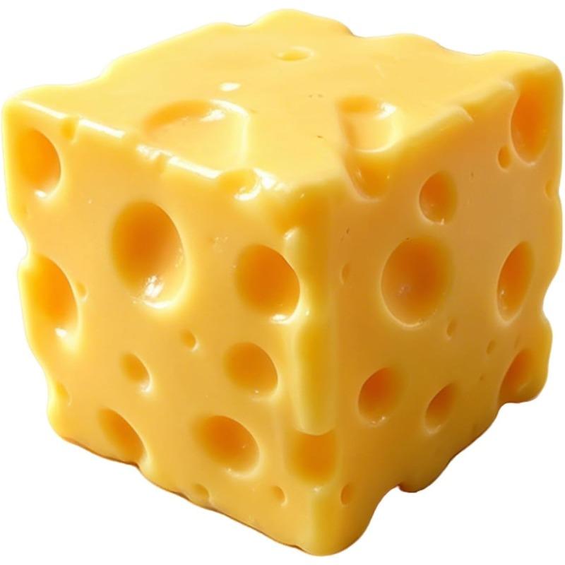 Cheese Squishy Stress Relief Original Sensory Food Squishy Stress Relief Fidget Toy Stress Balls for Adults