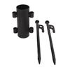 Camping Tent Rod Holder Iron Rust Protection Space Saving Easy Installation Portable Outdoor Awning