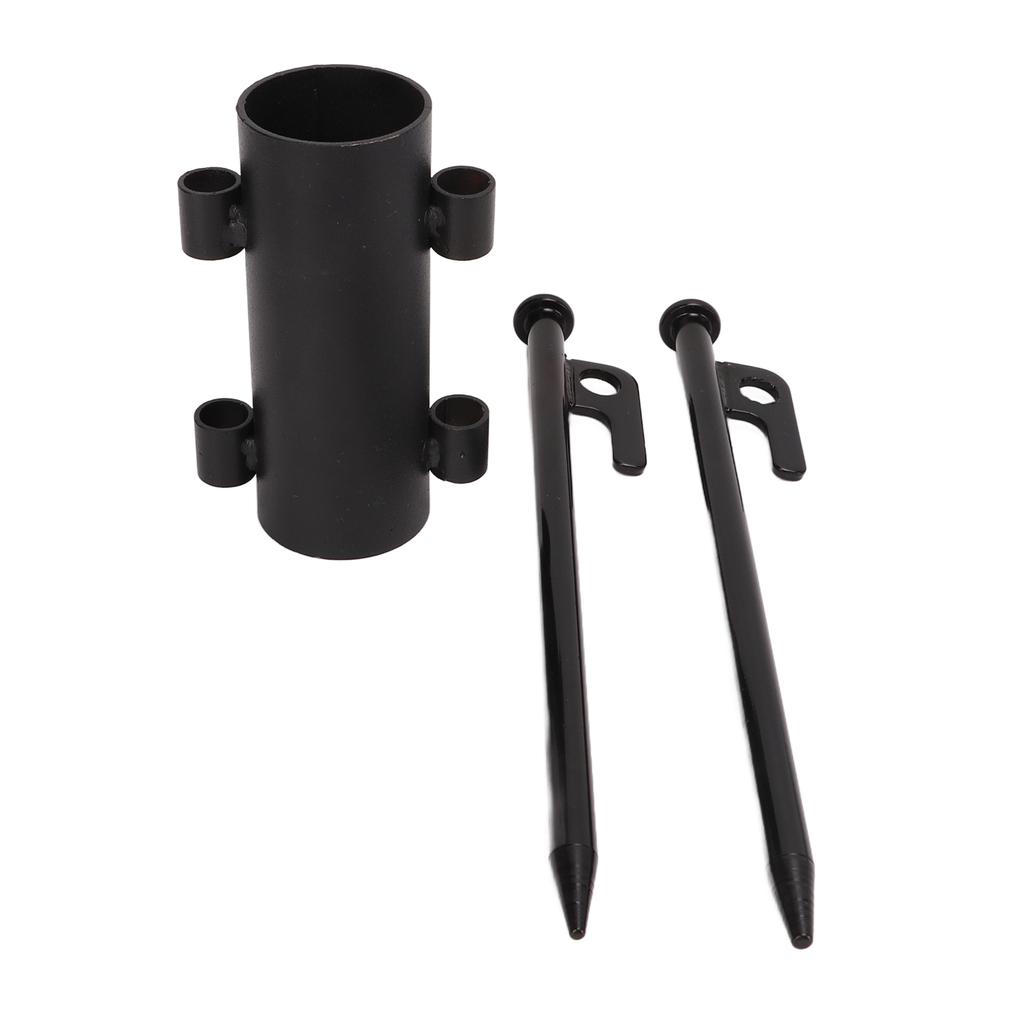 Camping Tent Rod Holder Iron Rust Protection Space Saving Easy Installation Portable Outdoor Awning