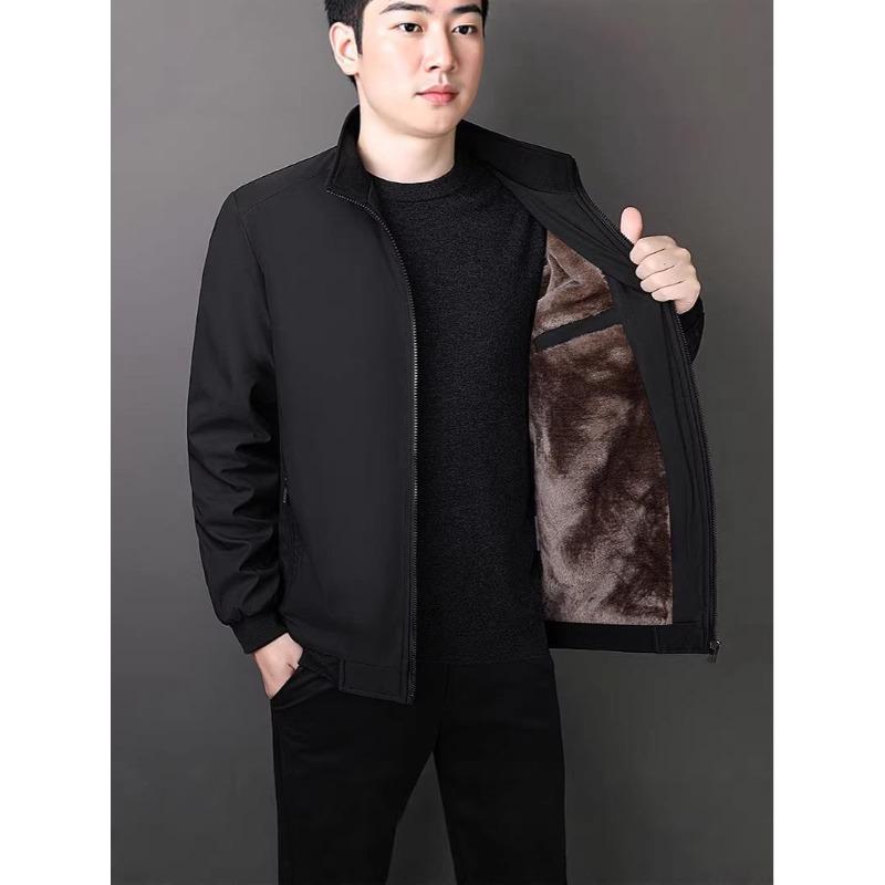 Men's Plus Size Cotton Jacket 2026: M-8XL, Middle-Aged & Elderly, Velvet-Lined Outerwear