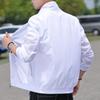 Spring Autumn Stand Collar Solid Loose Casual Zipper Coat Male Sunscreen All-match Cardigan Jacket Top Men