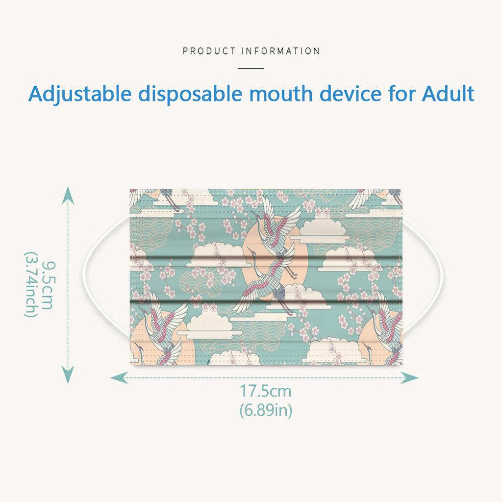 Adult Mask Disposable Face Mask Industrial 3Ply Ear Loop 10/20/30/40/50/100PCS