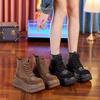 9 Thick-soled Inner Heightening Martin Boots Children's Autumn New Fashionable Foam Rubber Soft-soled Short Boots Tide