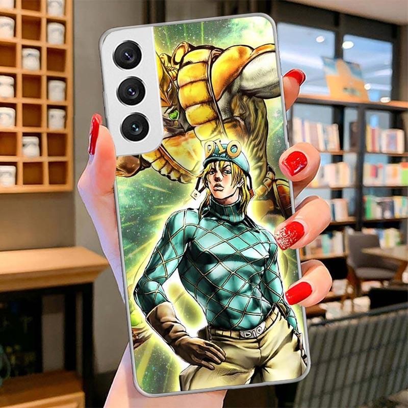 JoJo Bizarre Adventure Dio Cover Phone Case For Samsung Galaxy S26 S25 Edge S24 Ultra S23 S22 Plus S21 S20 FE Soft Fundas Shell