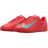 Nike Mercurial Vapor 16 Club Slip Resistant Abrasion Resistant Low top Kids' Soccer Shoes Ash Red/Aurora Green Unisex Sneakers FQ8289-800