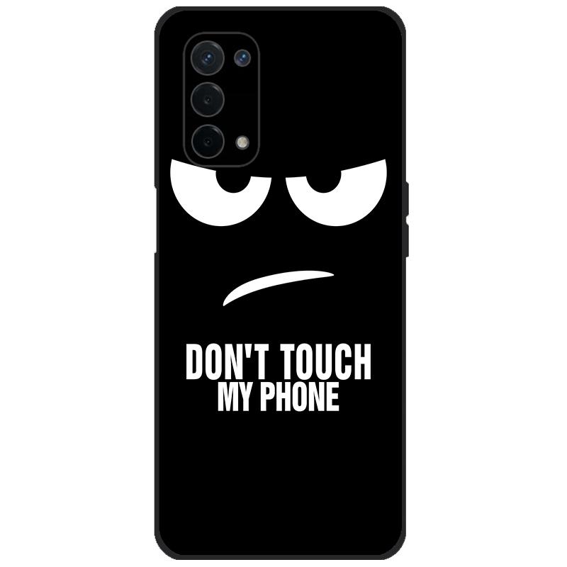 Phone Cases For Oppo A54 A74 A93 A93s 5G Case Silicone Soft TPU Protective Back Cover For Oppo A74 4G Case Cute Cat Bag Bumper