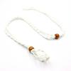 Retro style Braided Necklace Handmade Crystal Stone Pendant Necklace Net bag necklace  Gifts