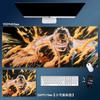 Cartoon ONE PIECE Leather Mouse Pad Large Monkey D. Luffy Roronoa Zoro Keyboard Pad Anime Peripheral Table Pad Non-slip Mouse Pad for Boys and Girls