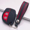 Anti Slip Car Key Protector for Suzuki Swift Alto Jimny SX4 Vitara Ignis Celerio Dzire with Keychain Honeycomb Texture Shockproof Key Shell Accessory