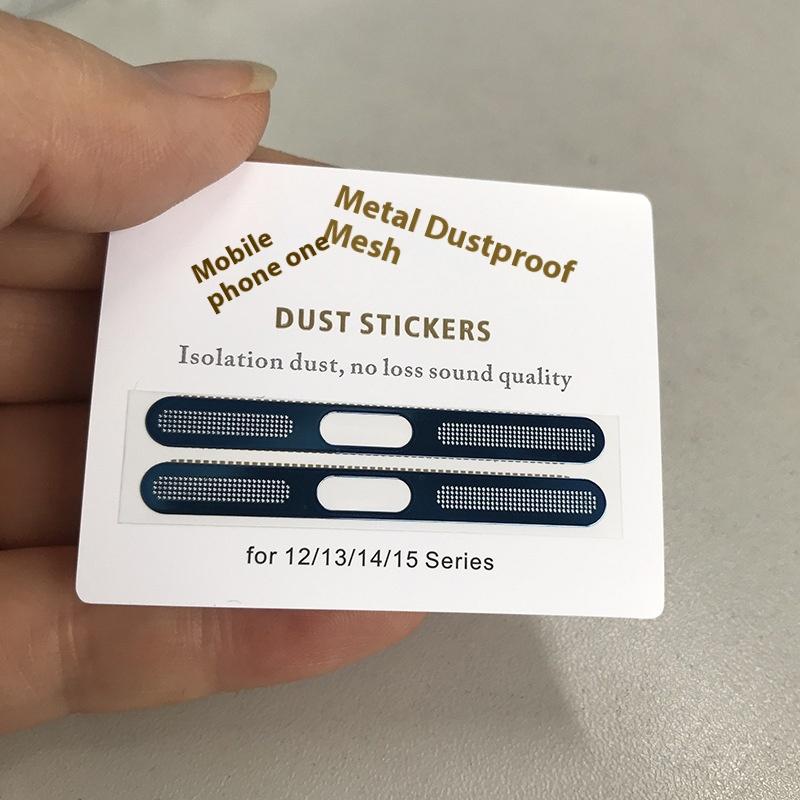 iPhone 16 Pro Max Metal Dustproof Mesh for Charging Port and Speaker Universal Fit for iPhone 12-16 Series