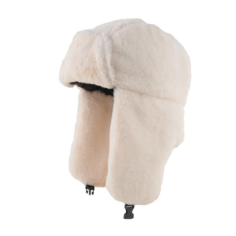Thunderhead Cap Men's Fall and Winter Warm Cotton Cap Children's Mask Cap Plush Ear Protection Cycling Cap Europe and The United States