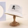 New embroidered fruit bucket hat female export double-sided can wear sunshade basin hat spot