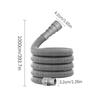 Foldable Caravan Drainage Pipe Motorhome Sewage Hose Kit Randomly Cut Widely Compatible Adjustable RV Drain Pipe Dump Hose