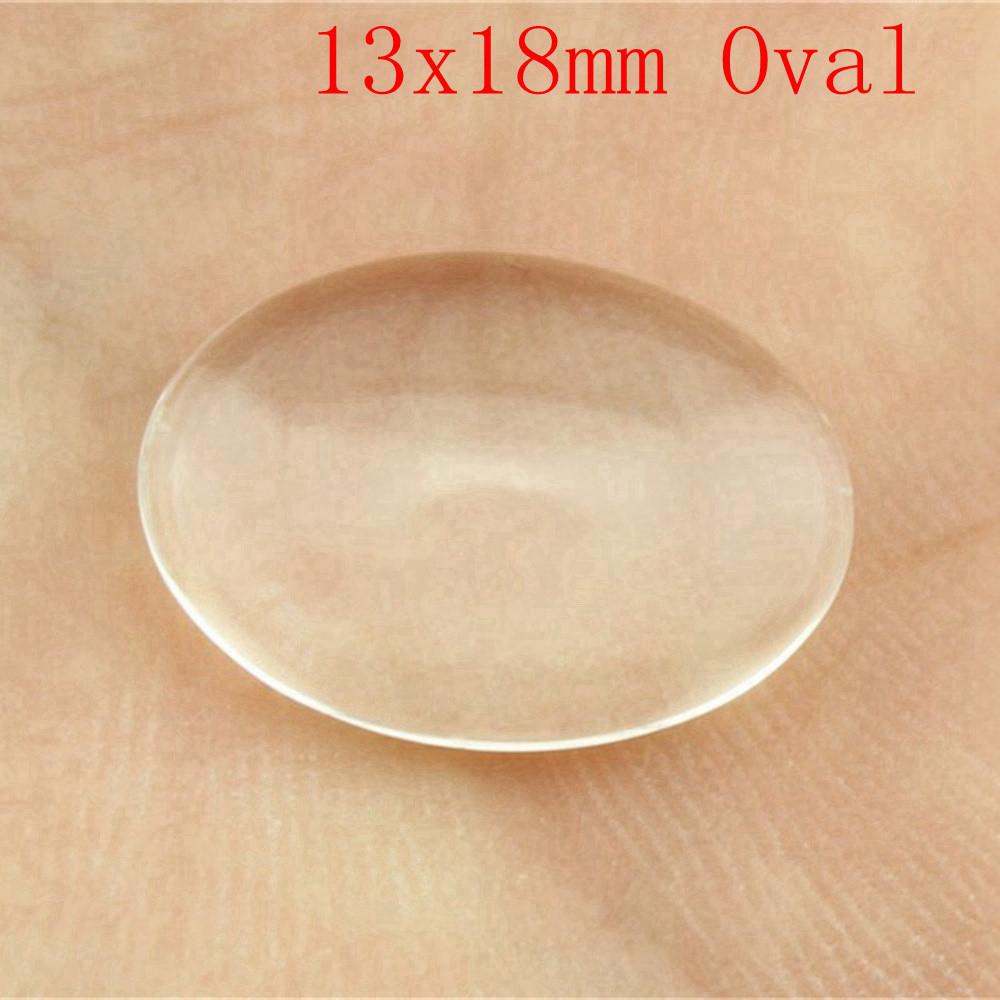 

Прозрачный плоский задний стеклянный кабошон аксессуары детали женские ювелирные изделия массивные богемные изготовление A06-20pcs-13x18mm