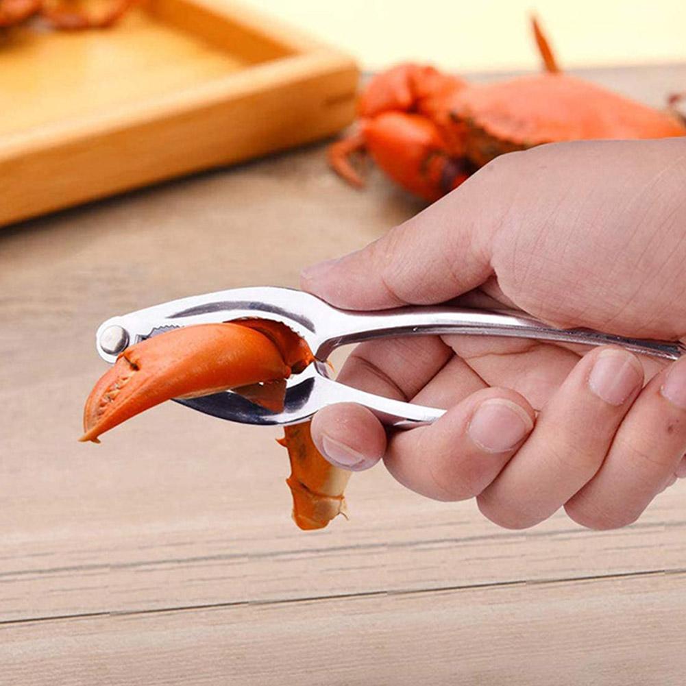 1 Set Stainless Steel Crab Fork Seafood Tools Lobster Cracker Forks Nut Cracker Shell Claw Lobster Shellers Crab Leg Cracker Kit