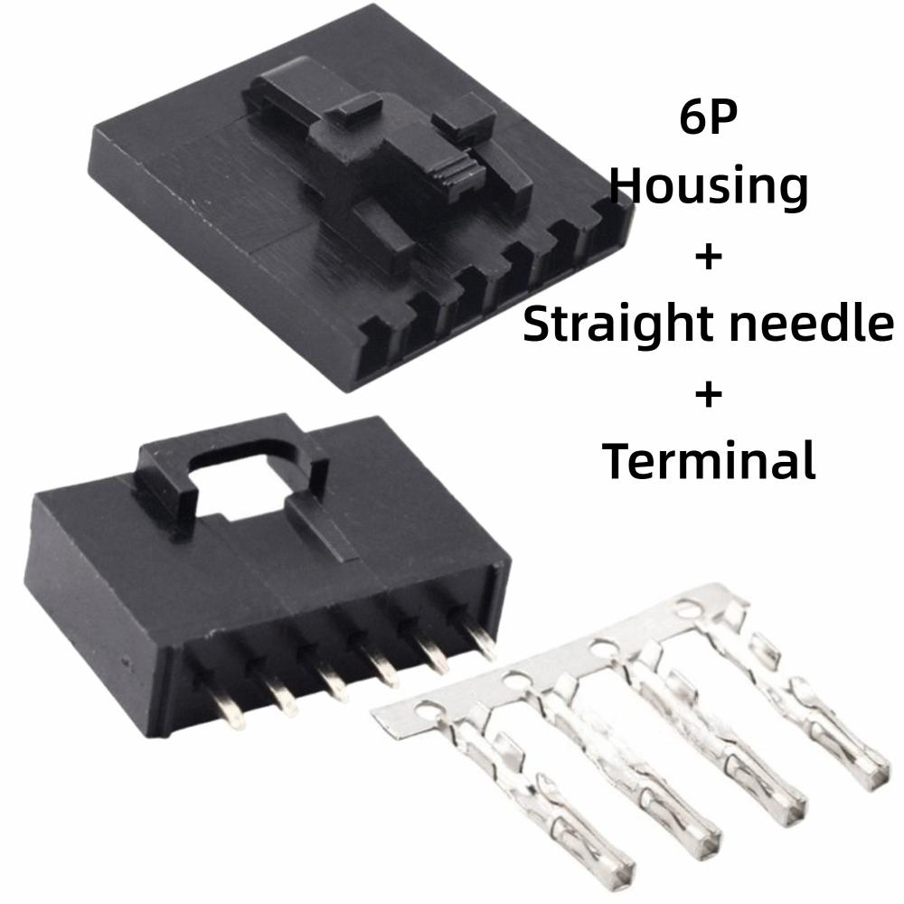 5Sets Straight Pin Pin Header Housing With Buckle Crimp Terminal New Dupont Connector Kit PCB
