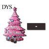 Christmas Party Favors 2D Wooden Tabletop Ornaments, Xmas Tree Santa Unique Holiday Ornaments Snowman Sign with Stand, Decorations Double Sided