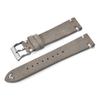 Vintage Suede Leather Watch Strap 20mm 22mm Contrast Stitching Quick Release Soft Snug Fit Replacement Strap