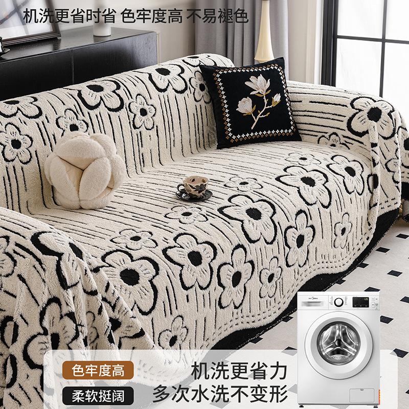 Machine Washable Sofa Cover In Spandex Blend, Snug Couch Cover And Reversible Sofa Slipcover For Family Use