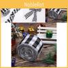 Versatile Black And White Checked Decorative Ribbon Roll For Creative Diy Projects And Holiday Decor