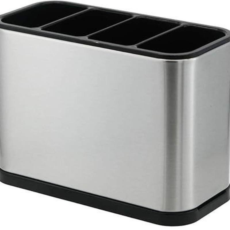 Kitchen Cutlery Organizer Knife Stand Plastic Drain Storage Holder Spoon Fork Chopstick Kitchenware Cooking Tool Tray Shelf Box