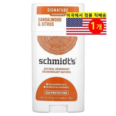 Schmidt's Natural Deodorant Sandalwood & Citrus Scent, 1 Count