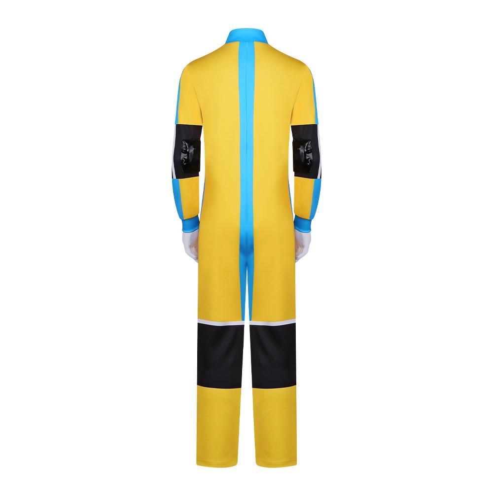 Dispatch Superhero Cosplay Costume With Water Active Bodysuit For Game Fans