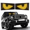 LED Devil Eye Light for Car Truck Windshield Animated LED Matrix Panel Sign Flexible Programmable Digital Display Light APP