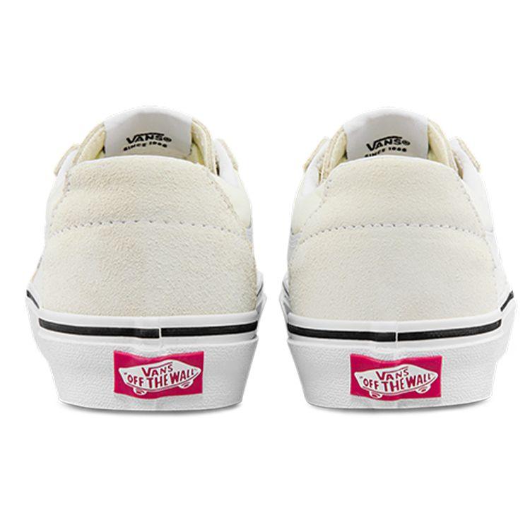 Vans Sk8 Denim Leather Casual Low Top Skate Shoes Unisex Sneakers White VN0A4UUKFRL