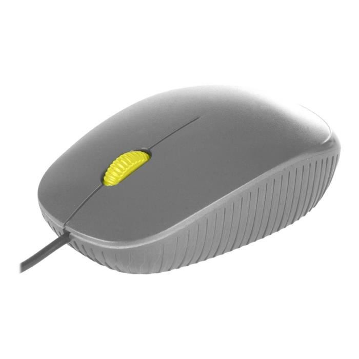 NGS Mouse - Wired Optical USB Grey