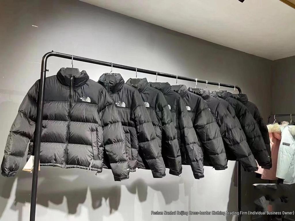 Herrenjacke von 1996, dick gefüttert, aus Baumwolle - Unisex, hochwertige, lockere Oberbekleidung im Brotstil