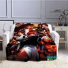 3D KOF game Cartoon blanket Warm Flannel blankets Soft and comfortable blanket Home Travel Blankets bed linings Birthday Gift