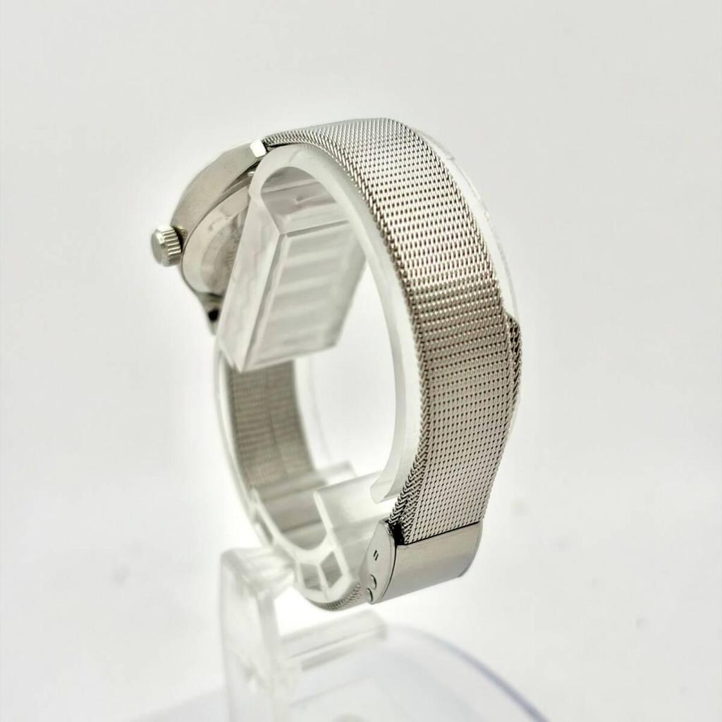 Used [In Operation] SEIKO Hi-BEAT 36000 Mechanical Manual Winding Ladies Watch Silver 1944-0011 070989 Genuine Belt