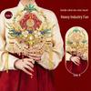 Double-Sided Heavy-Duty Handmade Wedding Bride Fan – Exquisite DIY Material Set