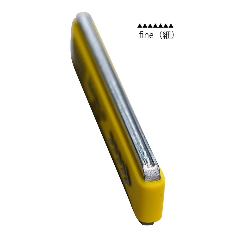 HOSCO Compact Fret Crown File Medium for Stainless Steel Frets H-FF2HC Precision Guitar Fret Filing Tool