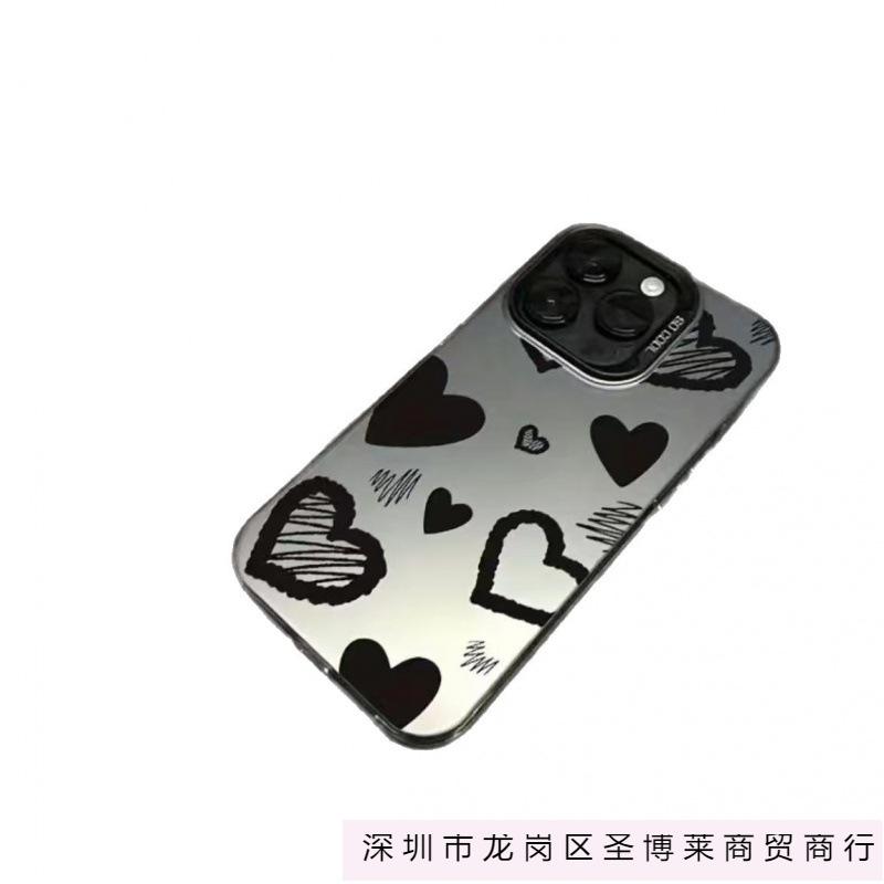 The New Love Is Suitable for Iphone17 Mobile Phone Case Apple 16promax/15 Foreign Trade 14pro13 Europe and America
