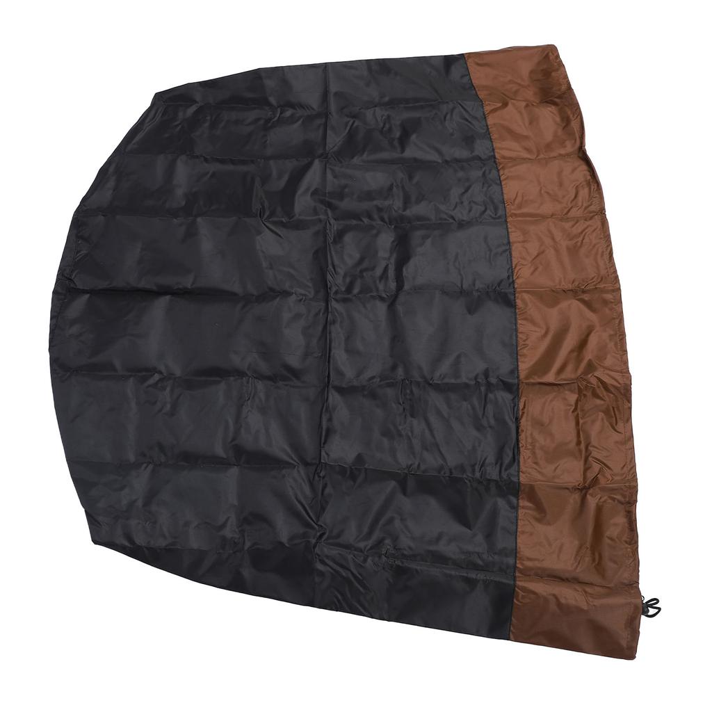 Gartenbrunnenabdeckung 420D Silberbeschichtet Wasserabweisend Vogeltrog Schutzhülle für Winter