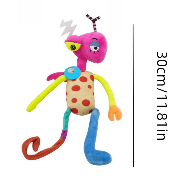 Der erstaunliche digitale Zirkus Plüsch Magische Zahl Zirkus Kaninchen Clown Puppe Lila Blase 15cm