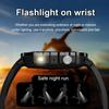 Outdoor Sports Smart Watch 2.01 inch HD Screen LED Flashlight Bluetooth Talking Smart Watch for Men Women Holiday Gifts