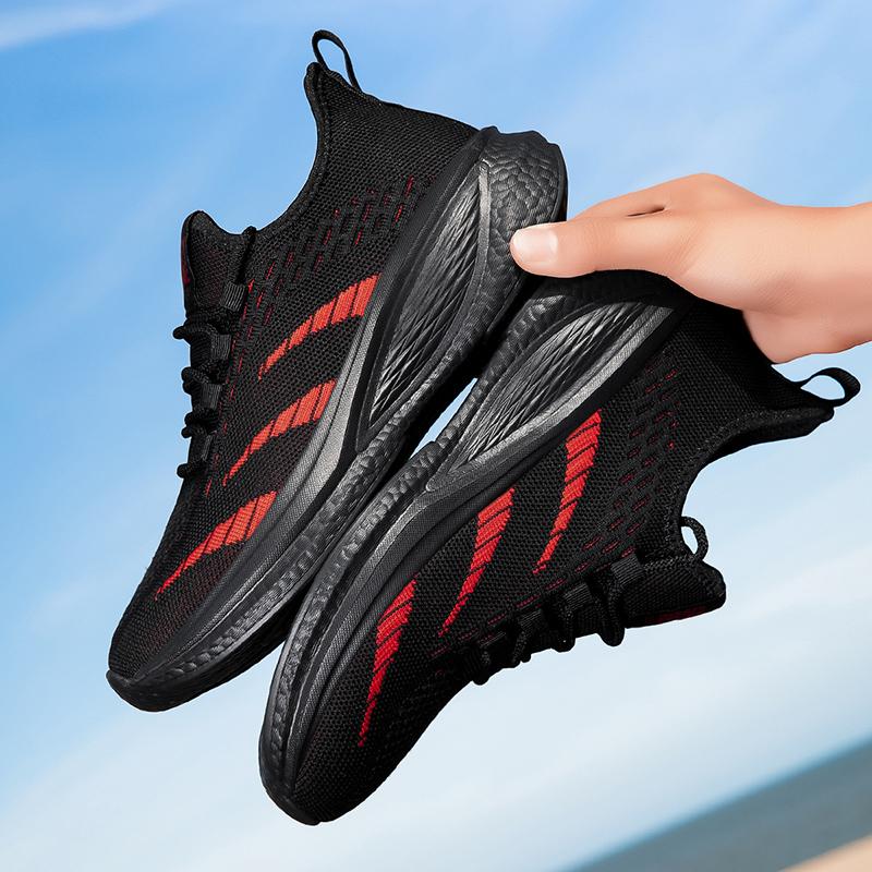 Fashion 2025 New Men's Running Shoes - Lightweight Breathable, Anti Slip, Shock-absorbing Sole Outdoor Sports Shoes for Tennis Training