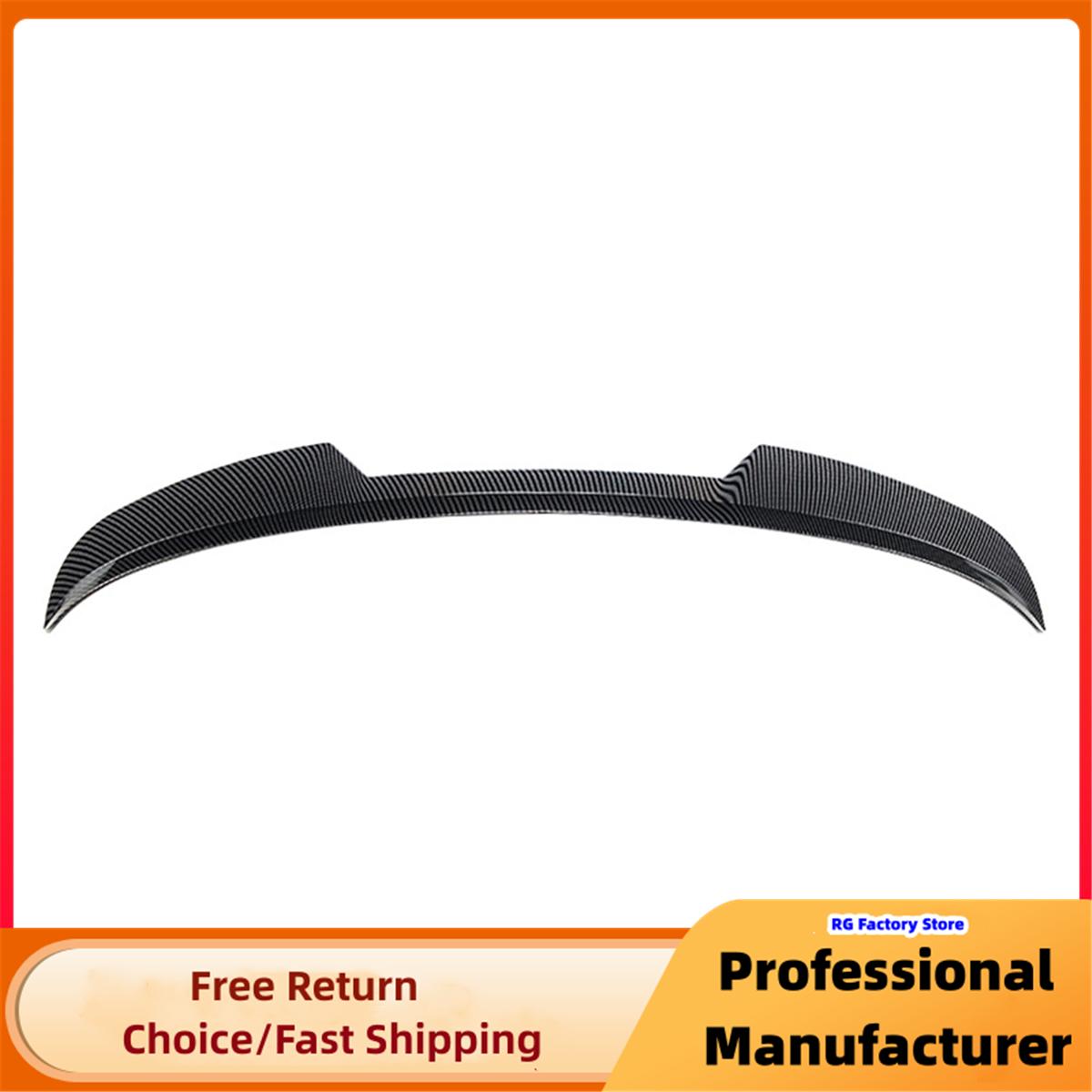 

Для Ford Fiesta ST Line MK6 MK6.5 2008-2017 Задний спойлер на крышу, заднее крыло, фиксированный ветровой фильтр, верхняя часть багажника, разделитель, губа