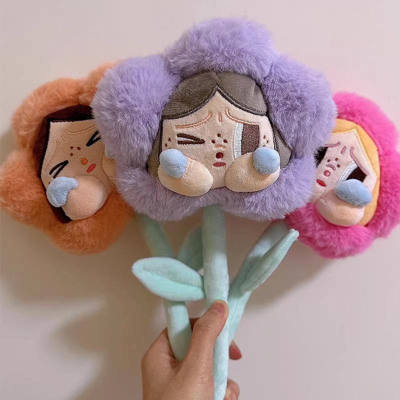 Crying Baby Doll Bouquet - Creative Ugly Doll Cartoon Flowers with Pipe Cleaners