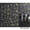 Nail Sticker Geometric Pattern Shining Star Moon Back Adhesive Nail Decals