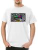 Test Picture Vintage II Mens T-Shirt Test Picture Retro Big Geek Triangle Bang